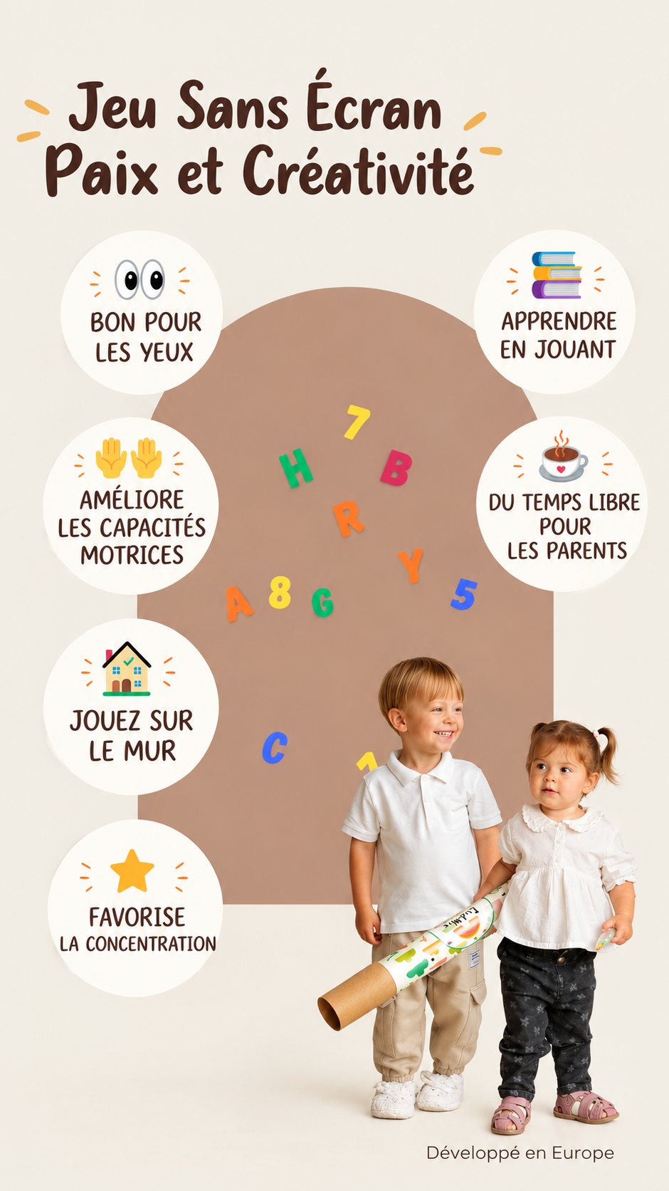 Jeu sans écran, paix et créativité